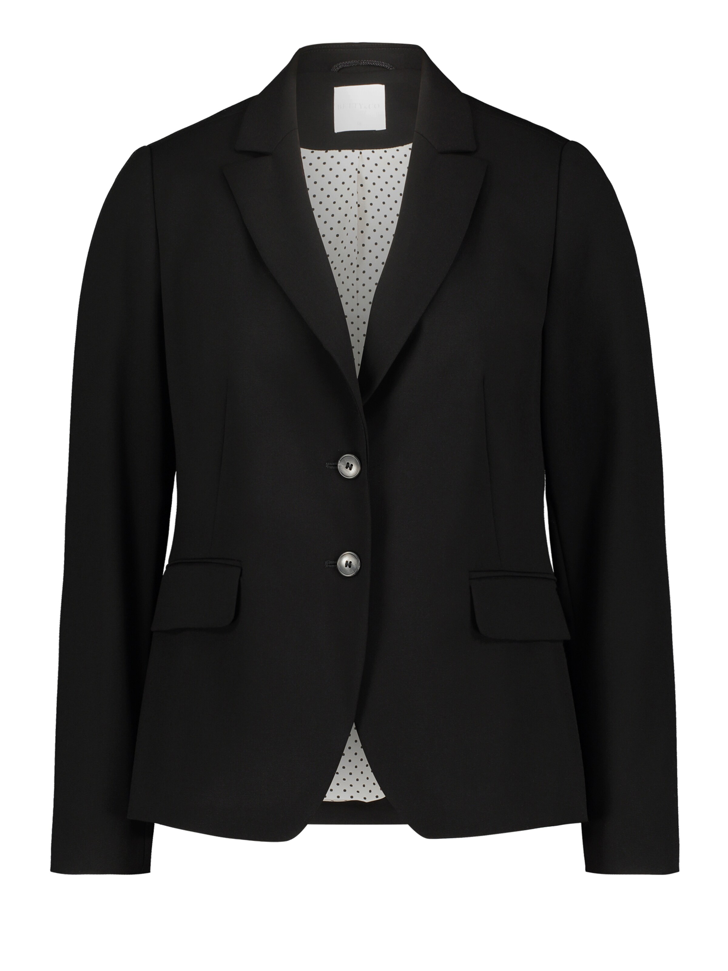 Blazer di Betty & Co in nero: frontale