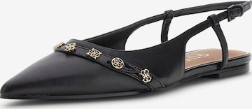 GUESS Балерина с каишка 'DORLEE' в черно: отпред