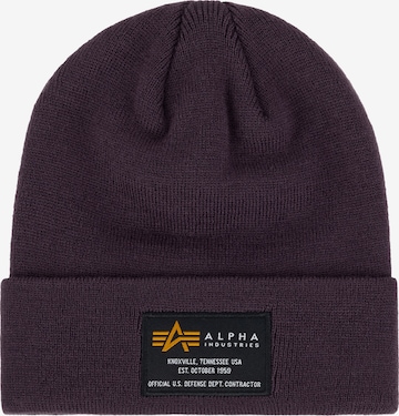 ALPHA INDUSTRIES Kape | vijolična barva: sprednja stran
