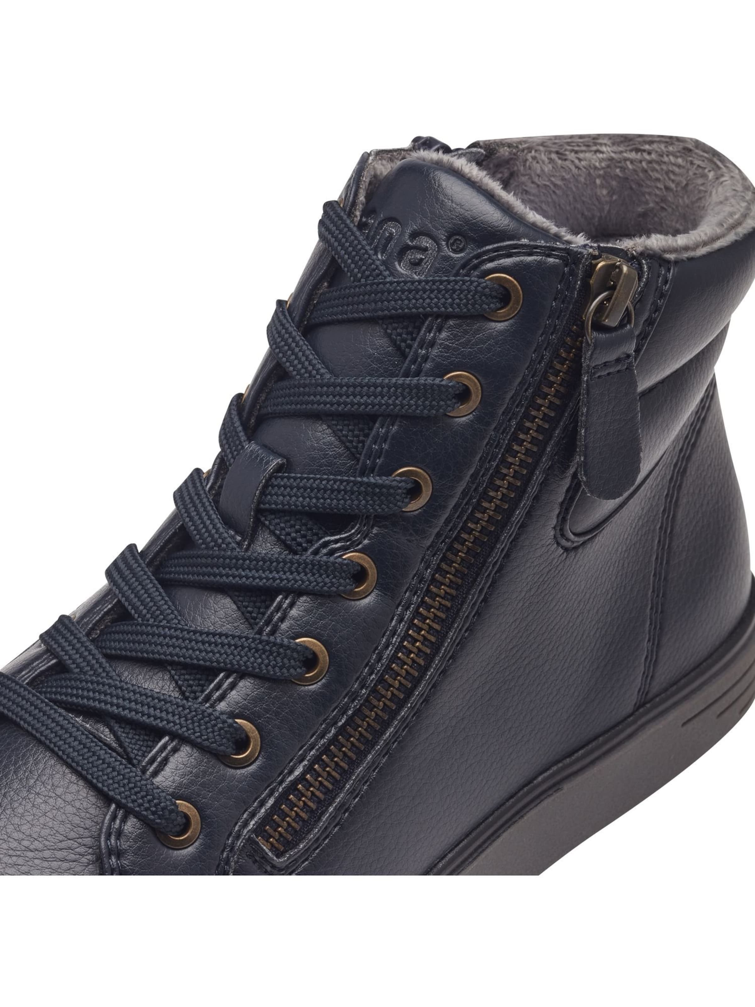 Bottines à lacets JANA en bleu