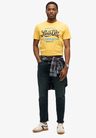 T-Shirt Superdry en jaune