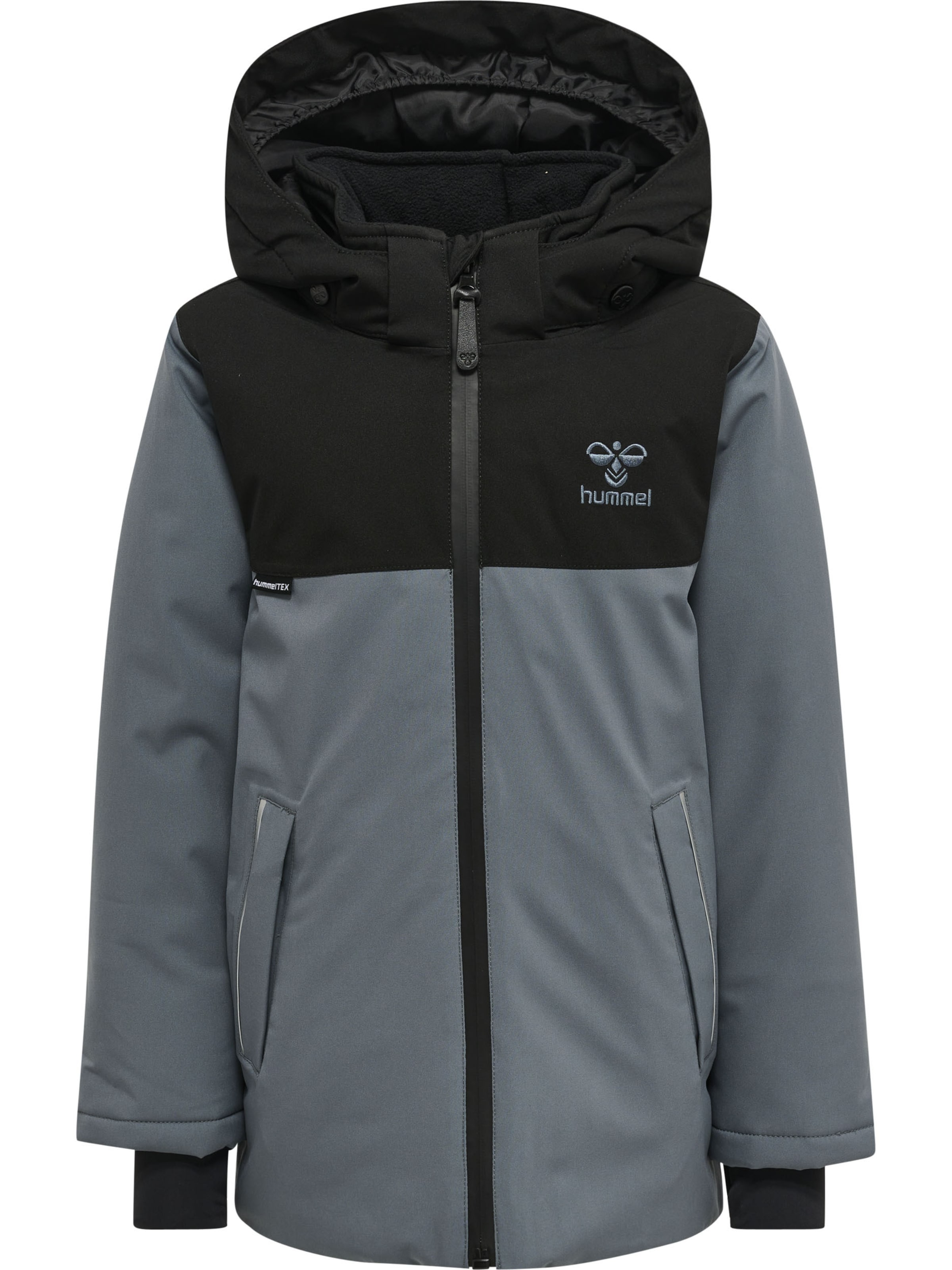 Hummel Weatherproof jacket 'Logan' in Grey: front