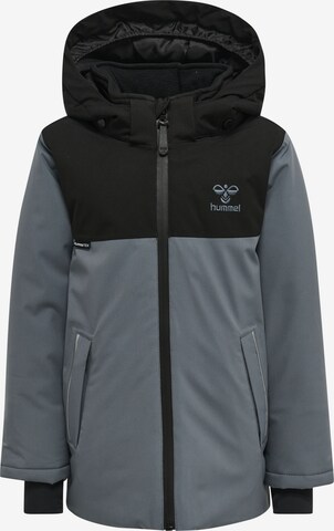 Hummel Performance Jacket 'Logan' in Grey: front