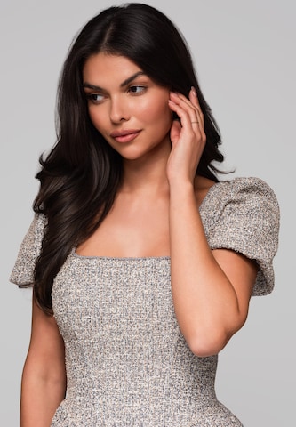 Robe 'LA-OM-DLR220' Ombre en gris