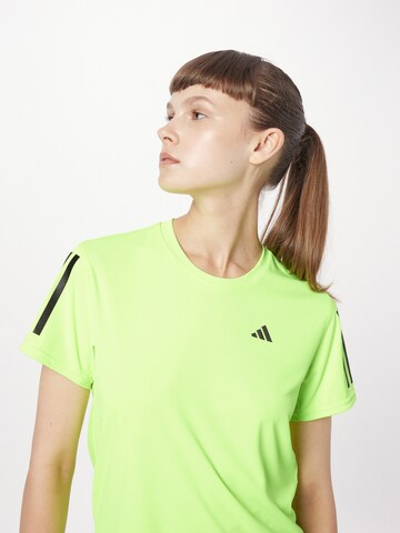 Tricou funcțional 'Own The Run' de la ADIDAS PERFORMANCE pe verde