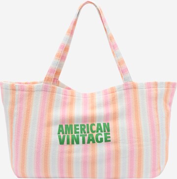 Cabas 'BOBYPARK' AMERICAN VINTAGE en beige : devant