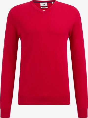 WE Fashion Pullover i rød: forside