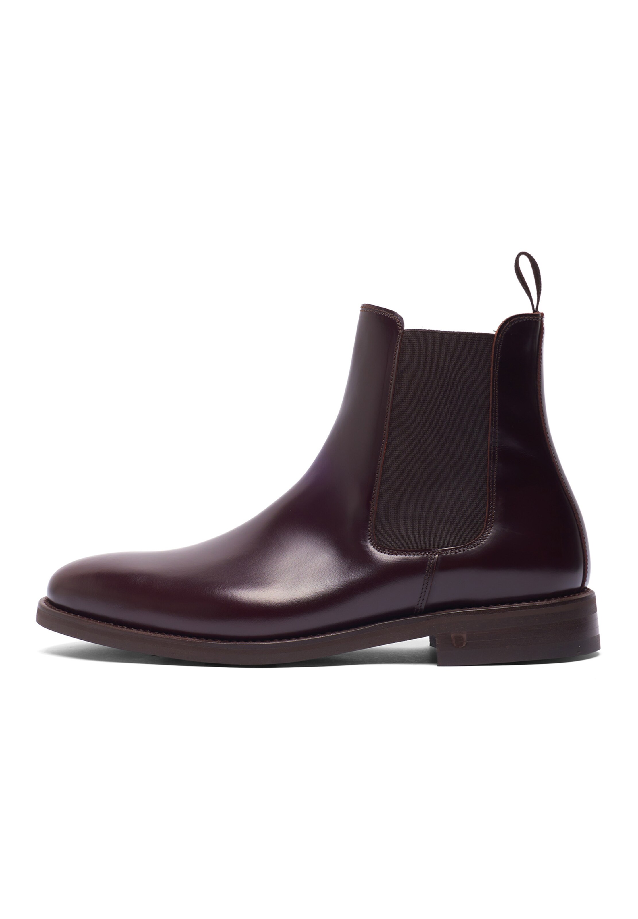 Henry Stevens Chelsea boots 'Marshall' in Bruin: voorkant