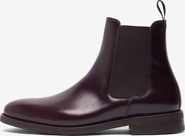 Henry Stevens Chelsea Boots 'Marshall' in Braun: Vorderseite