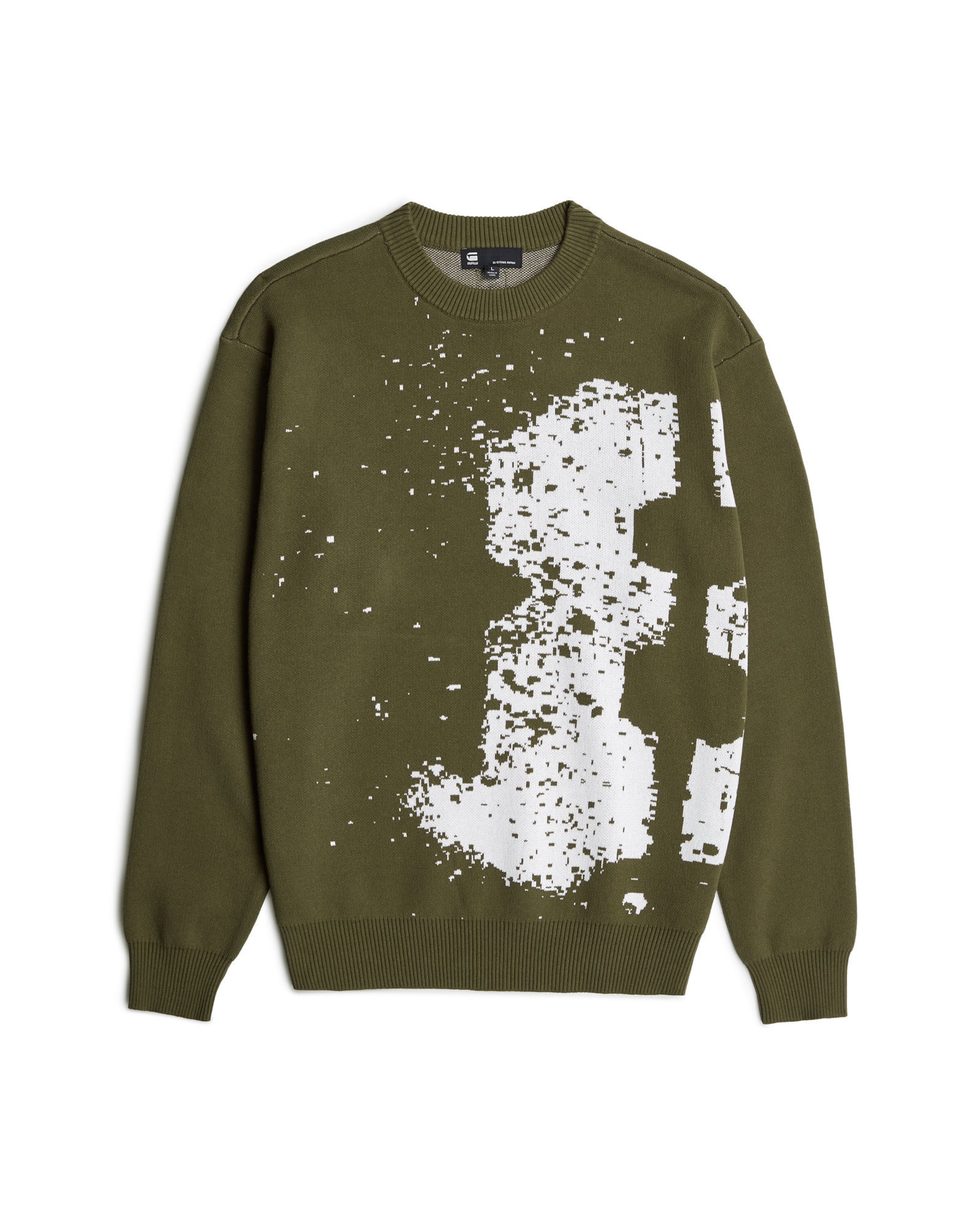G-STAR Pullover in Grün: Vorderseite