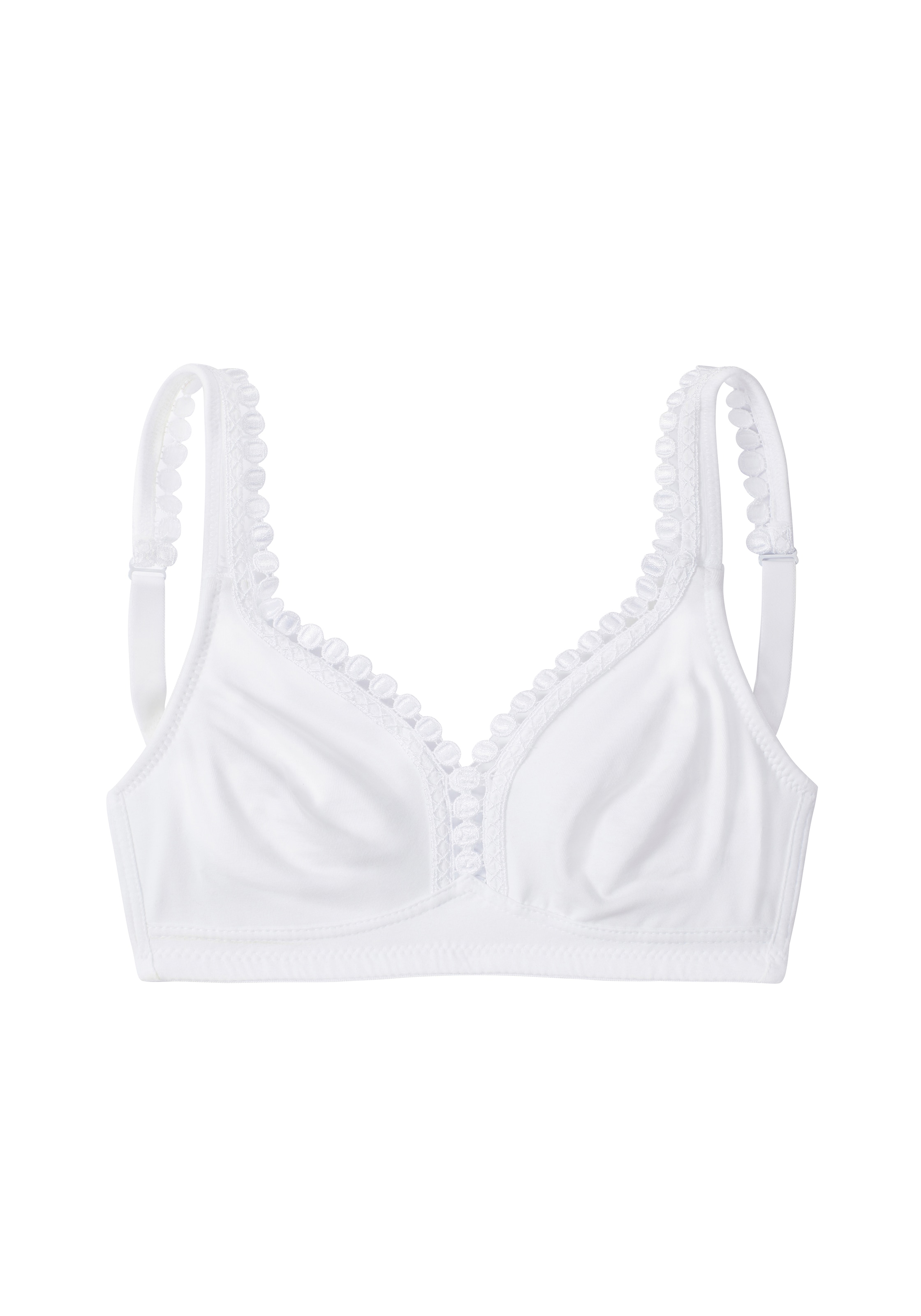PETITE FLEUR Minimiser Minimizer in White: front