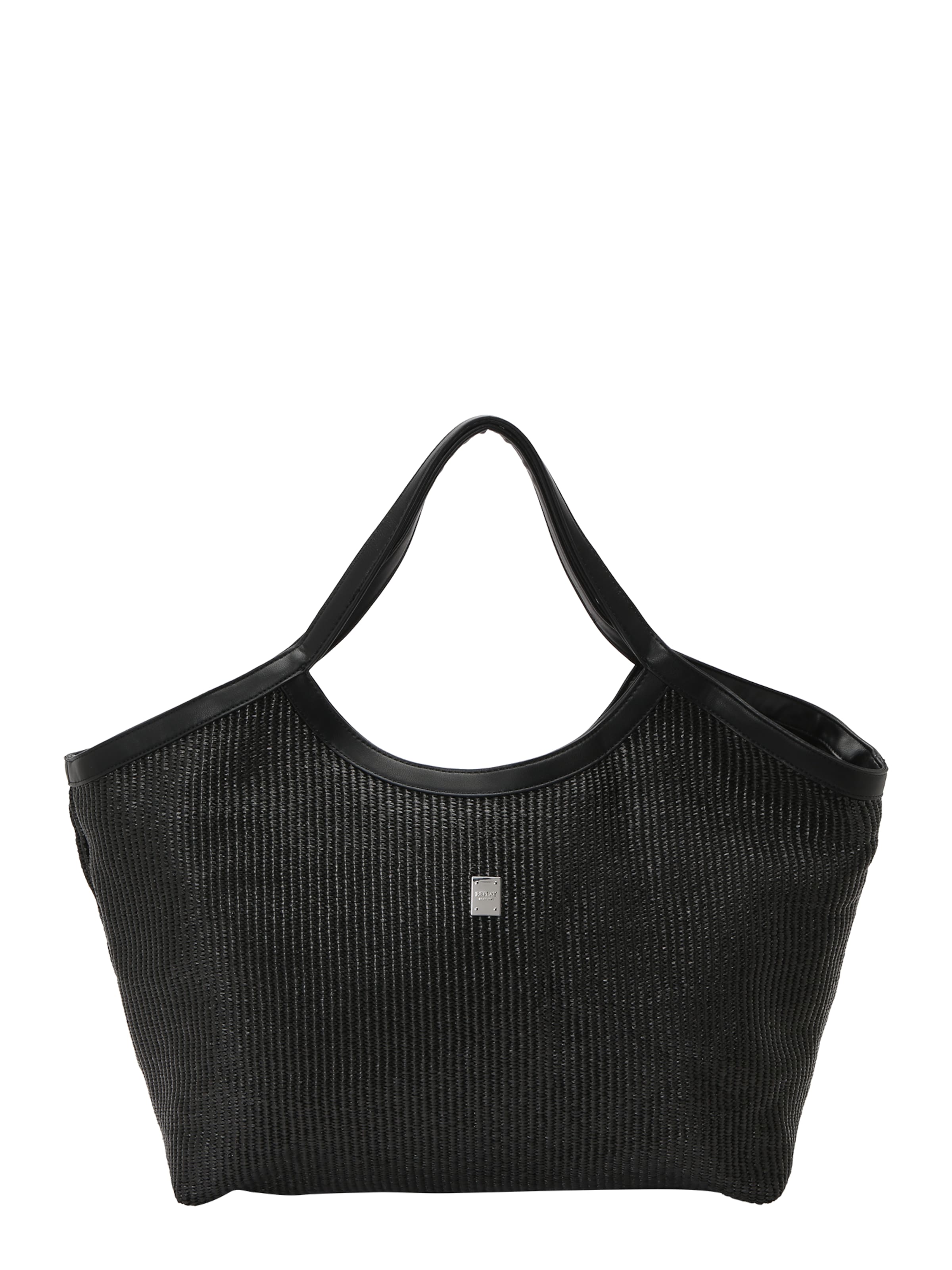 Cabas REPLAY en noir : devant
