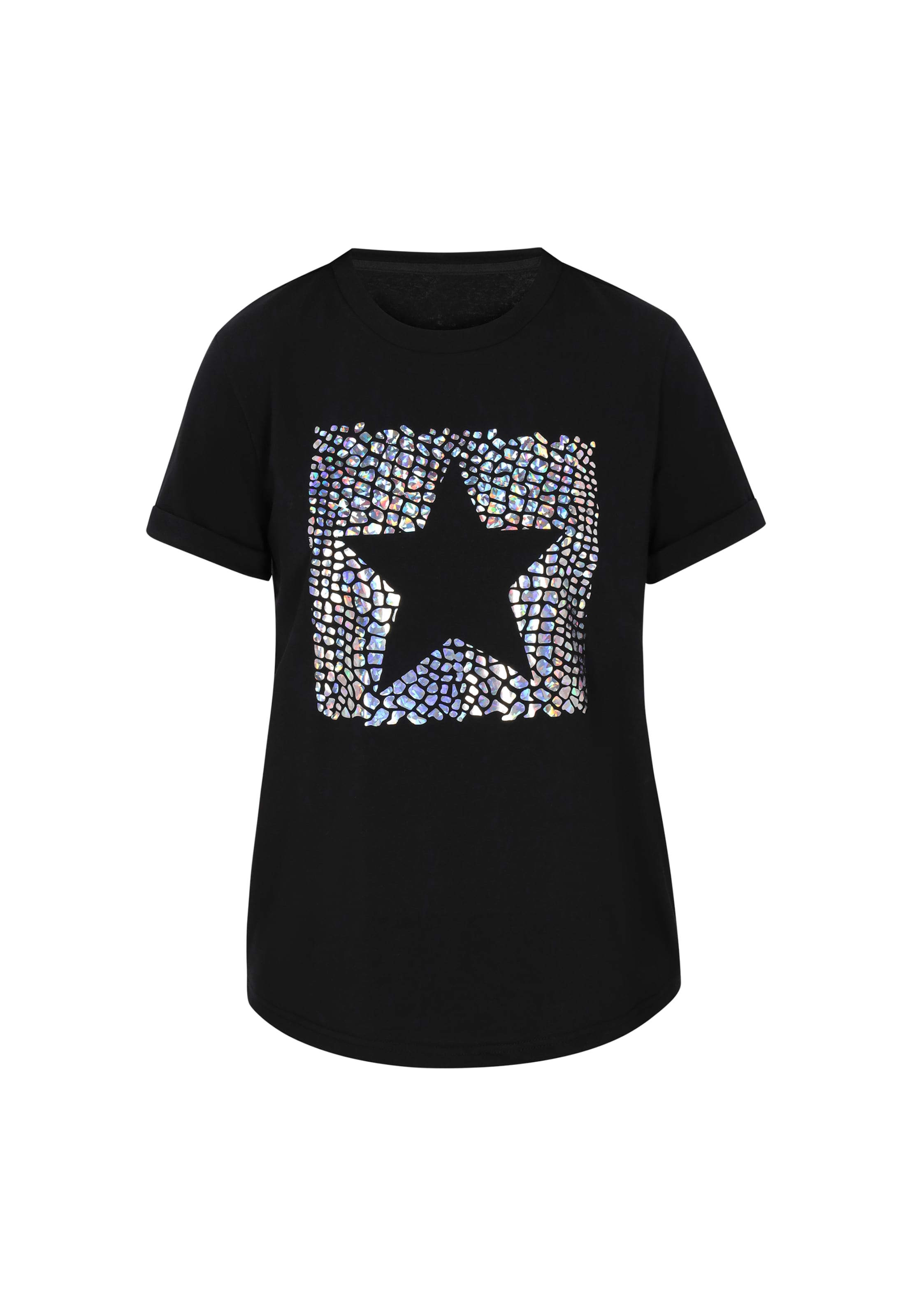 Marškinėliai iš NALLY, spalva – juoda / sidabrinė, Prekių apžvalga