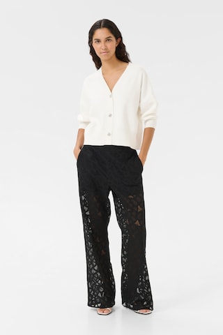KAREN BY SIMONSEN Knit cardigan 'Antonella' in White