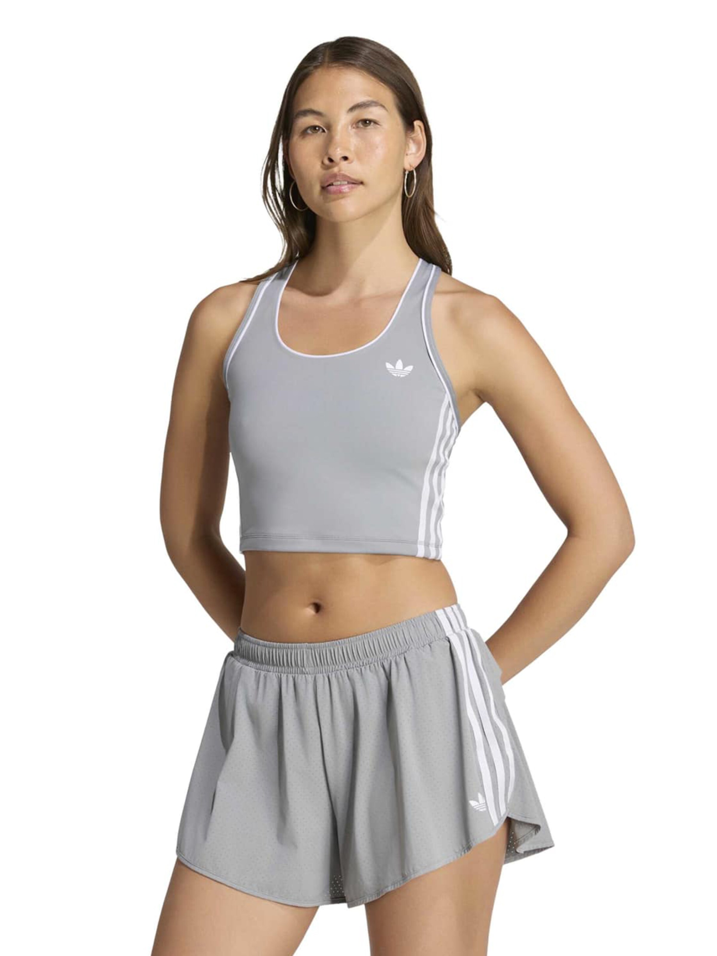 ADIDAS PERFORMANCE Спортивный топ 'OG SP' в Серый: спереди