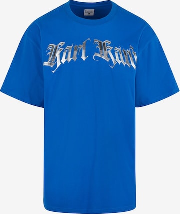 Karl KaniMajica 'Old English Chrome' - plava boja: prednji dio