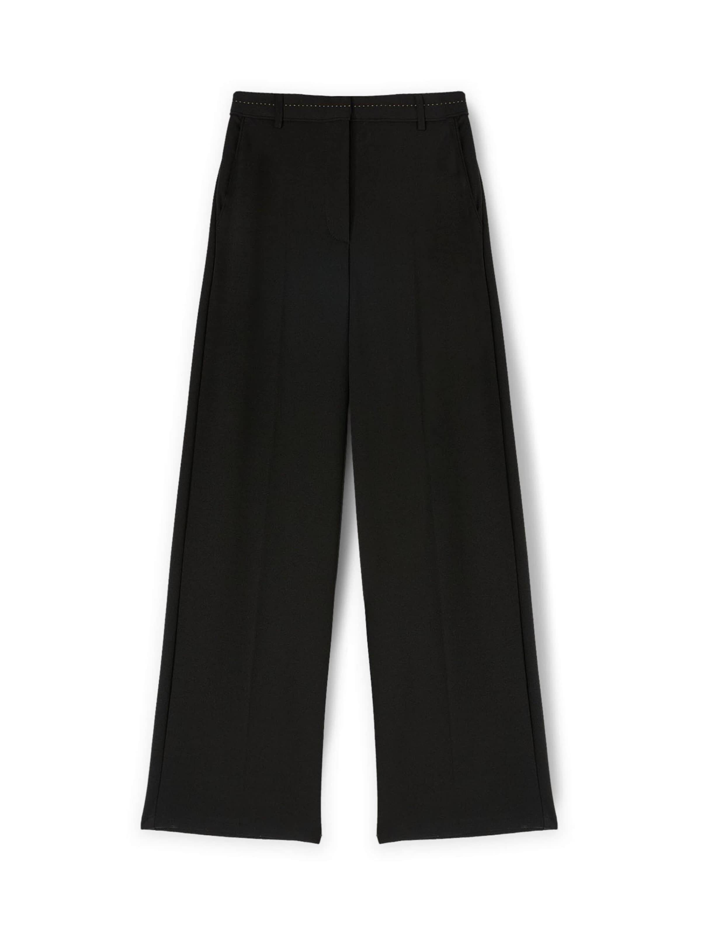 Pantalon MOTIVI en noir : devant