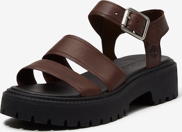 TIMBERLANDSandale s remenčićima - crna boja: prednji dio