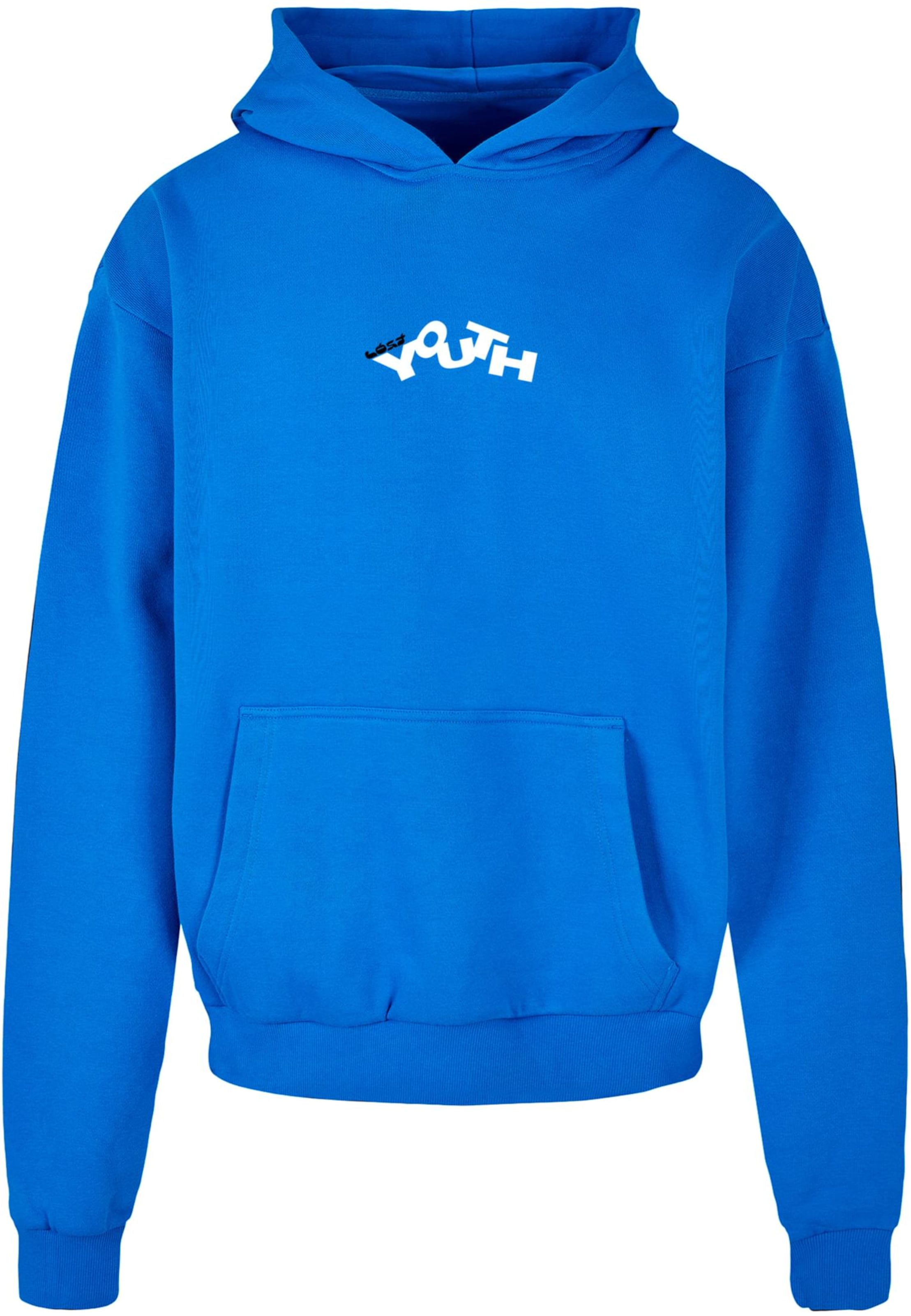 Lost Youth Μπλούζα φούτερ 'Youth' σε μπλε: μπροστά