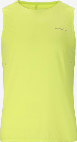 ENDURANCE Functioneel shirt 'Waane' in Geel: voorkant