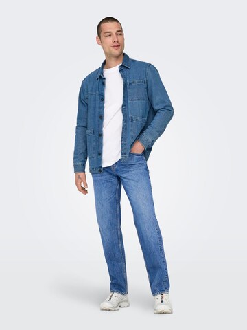 Regular Jean 'ONSEdge' Only & Sons en bleu