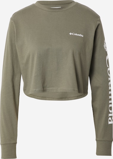 Tricou funcțional 'North Cascades' COLUMBIA pe kaki / alb, Vizualizare produs
