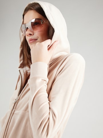 Juicy Couture - Sudadera con cremallera 'ROBERTSON' en beige