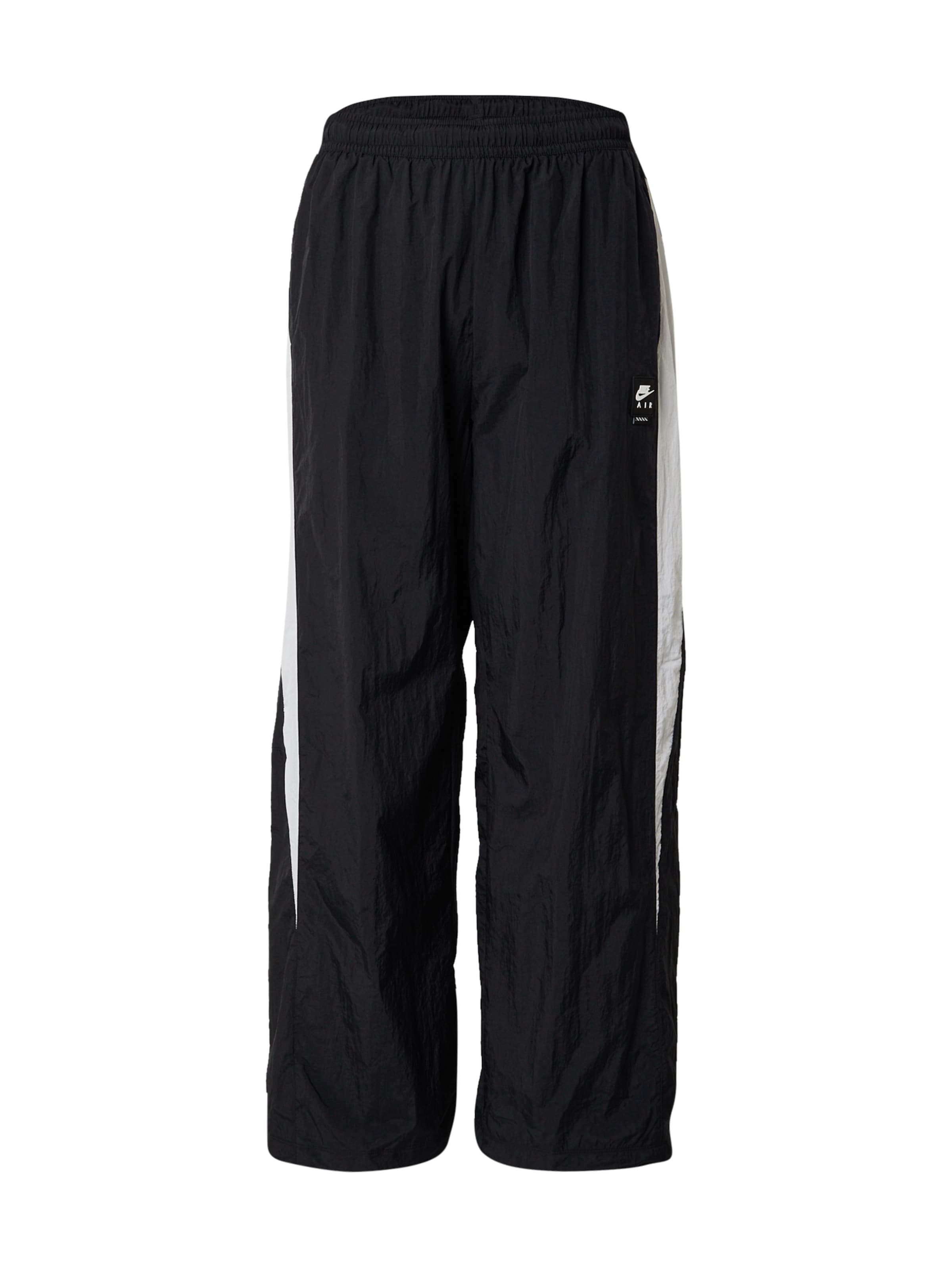 Nike Sportswear Loosefit Kalhoty 'AIR' – černá: přední strana