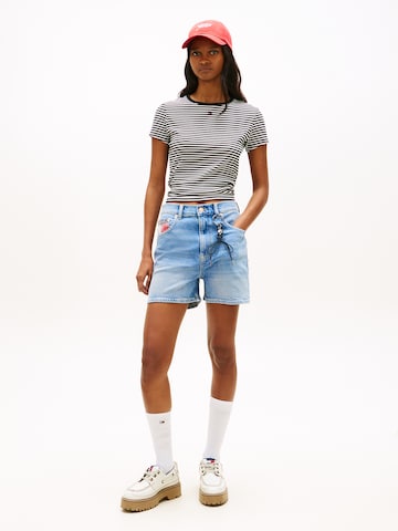 Tommy Jeans Szabványos Farmer 'MOM' - kék