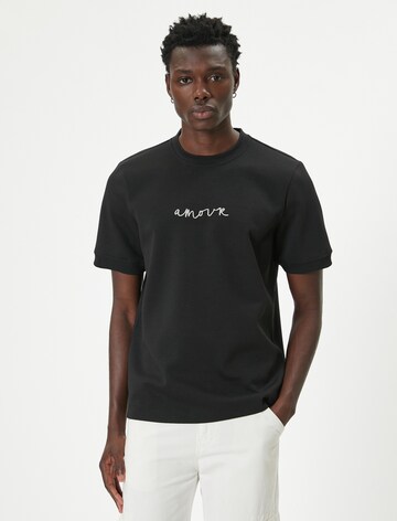 Koton Shirt in Zwart: voorkant