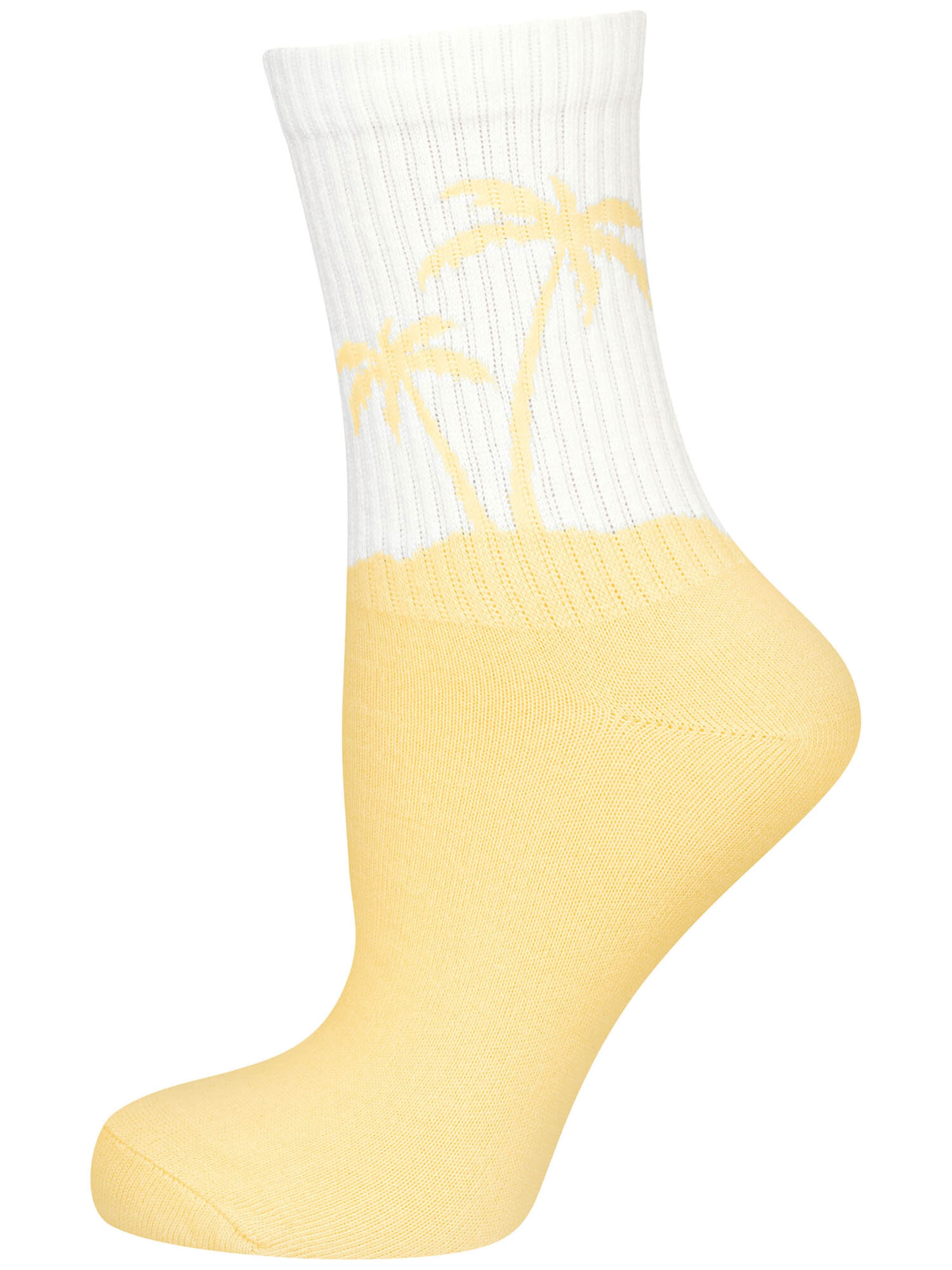 Nur Die - Meias ' Good Vibes ' em amarelo