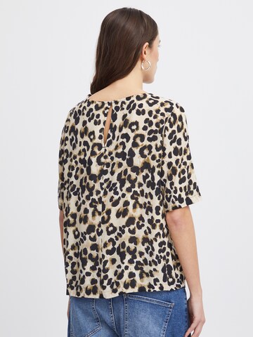 ICHI Blouse 'MARRAKECH' in Bruin