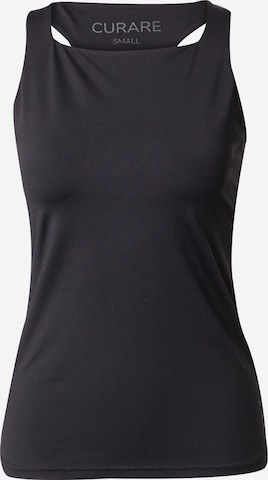 CURARE Yogawear Top sportowy w kolorze czarny: przód