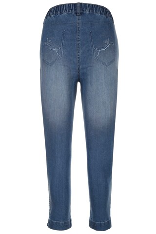 MIAMODA Skinny Jeggings in Blue