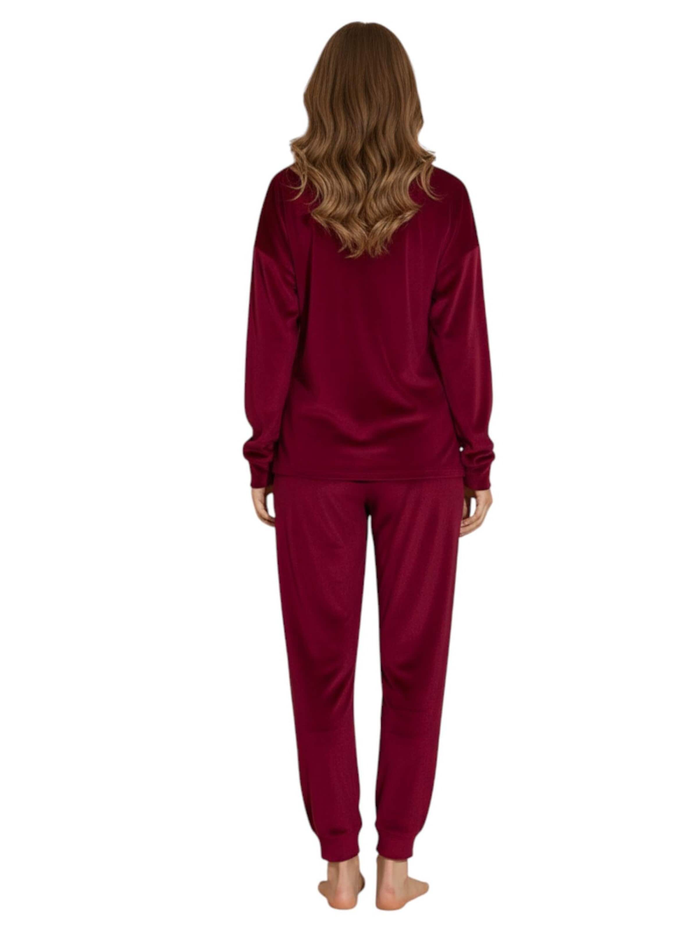 fashionshowcase - Pijama 'VelvetDream' en rojo