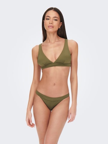 ONLY Triangel Bikini in Grün