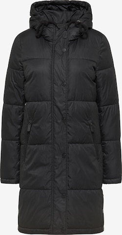 ICEBOUND Winter Coat in Black: front