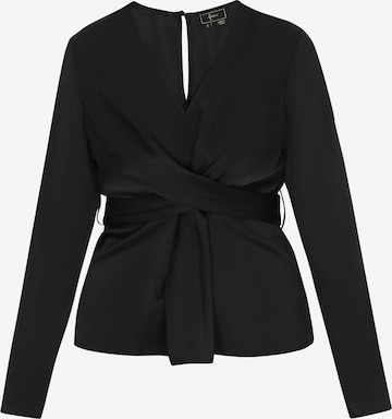 faina - Blusa en negro: frente