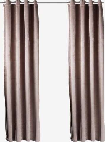 MY HOME Curtains & Drapes in Beige: front