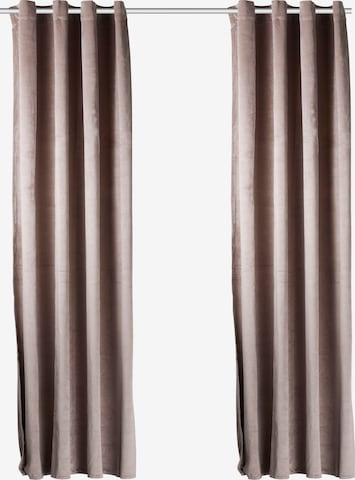 MY HOME Curtains & Drapes in Beige: front