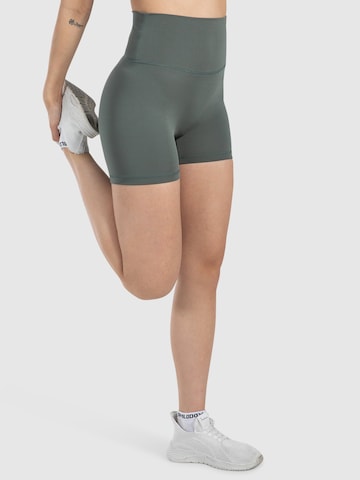 Smilodox Slimfit Sportbroek ' Leola ' in Groen
