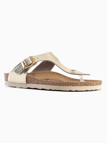 Bayton T-bar sandals 'Mercure' in Gold