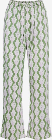 ESSENZA Pajama Pants 'Mare' in Green: front