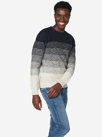 Pull-over KOROSHI en bleu : devant