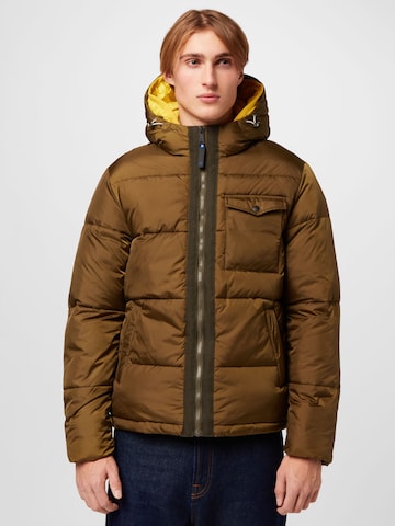 SCOTCH & SODA Winterjas in Bruin: voorkant