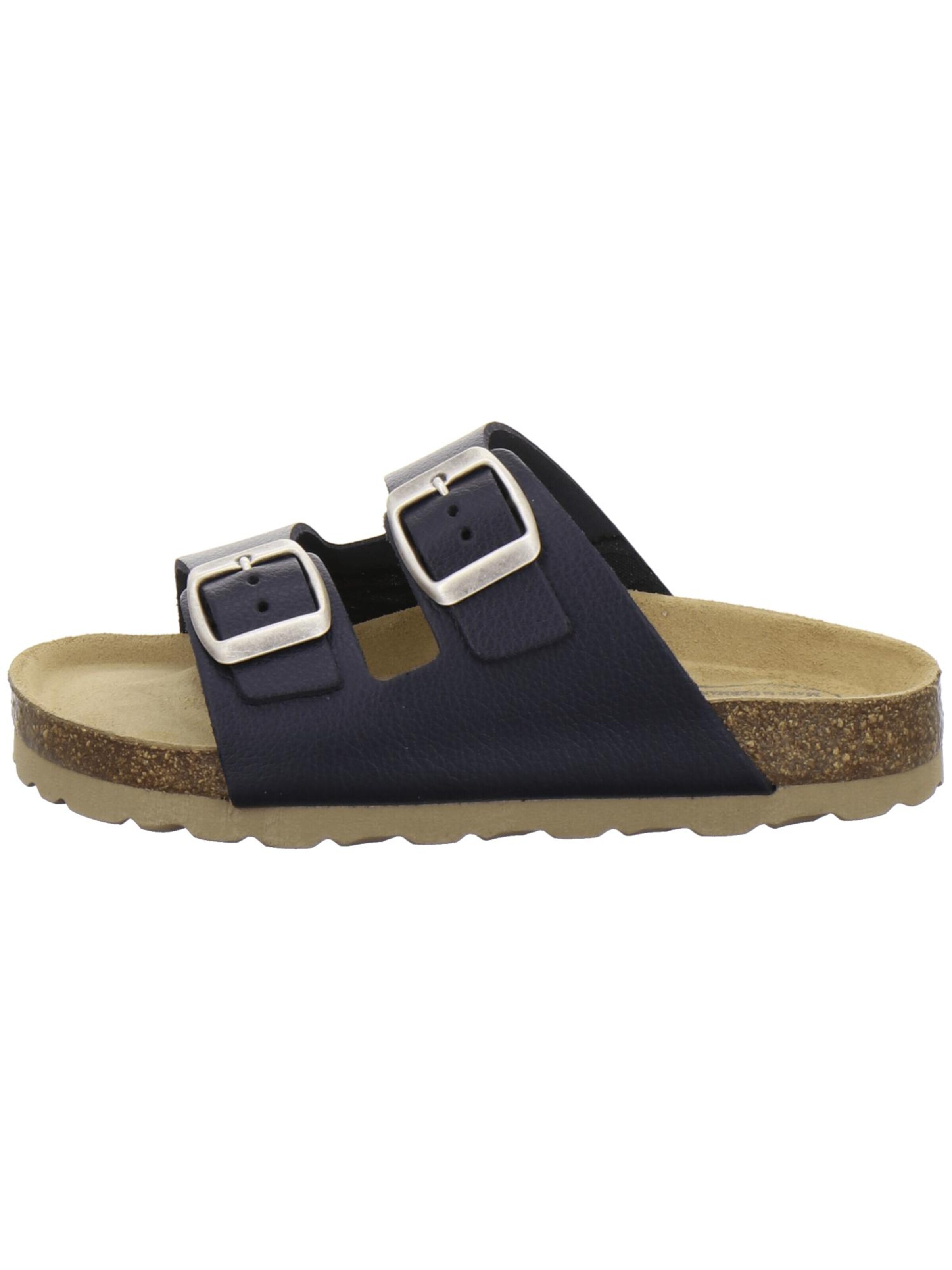 Chaussures ouvertes 'sportliche Kinder-Pantoletten Zweischnaller navy' AFS-Schuhe en bleu