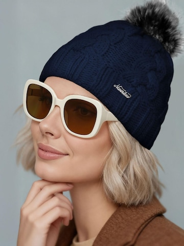 Neverless Mütze 'Katy' in Blau