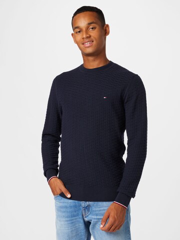 Pull-over TOMMY HILFIGER en bleu : devant