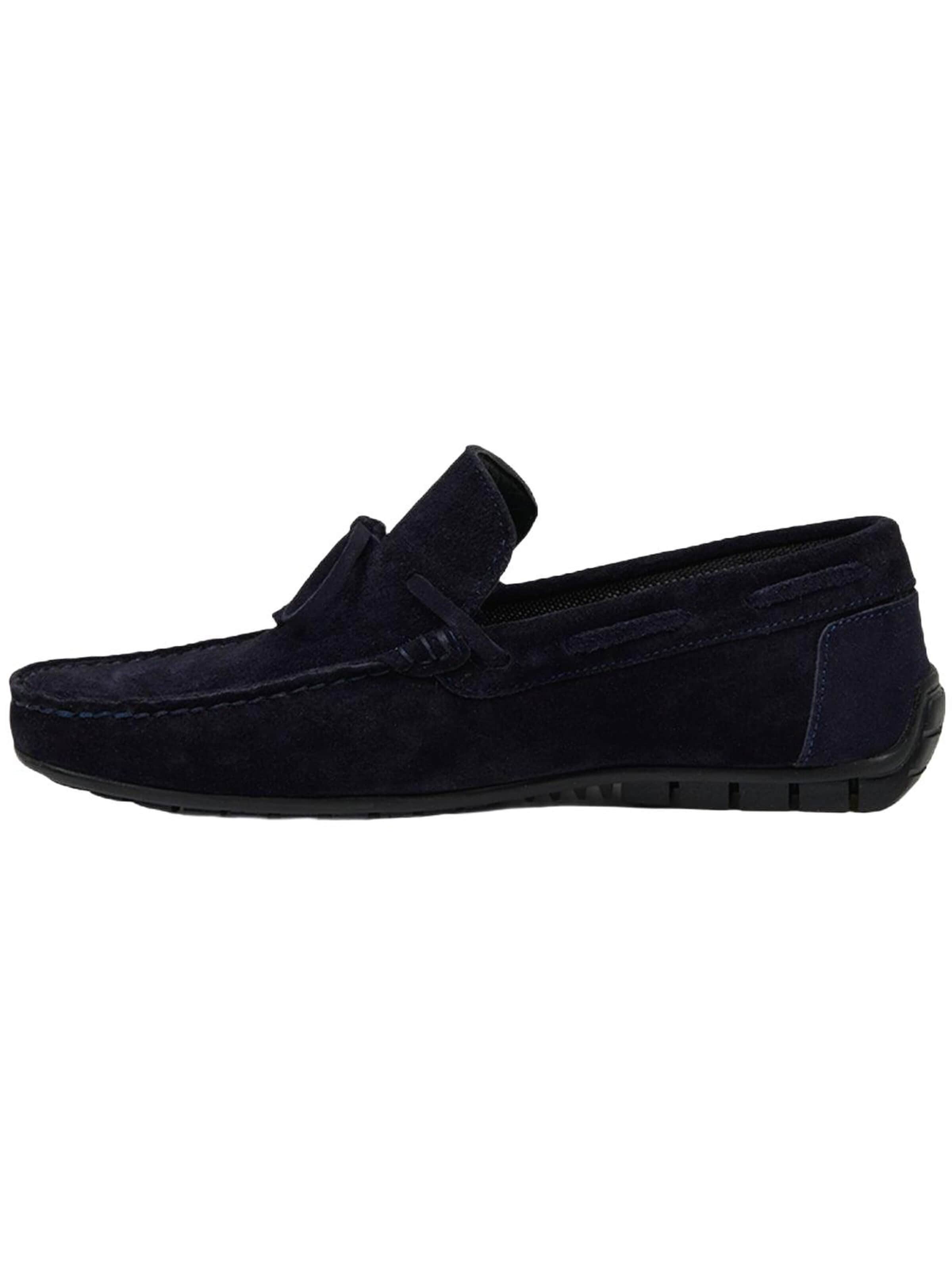 Desa Moccasins 'Slipper' in Blue: front