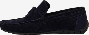 Desa Moccasins 'Slipper' in Blue: front